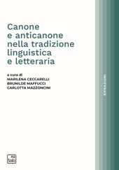 Canone e anticanone nella tradizione linguistica e letteraria