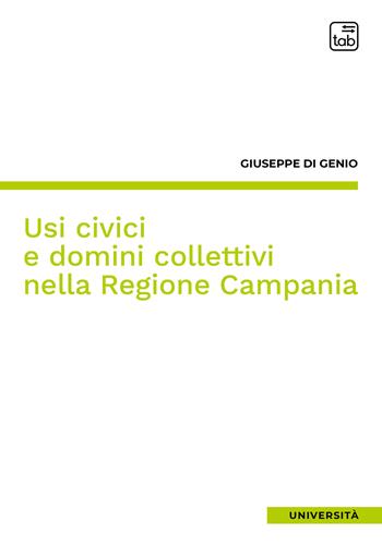 Usi civici e domini collettivi nella Regione Campania - Giuseppe Di Genio - Libro tab edizioni 2021 | Libraccio.it
