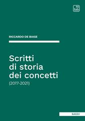 Scritti di storia dei concetti (2017-2021)