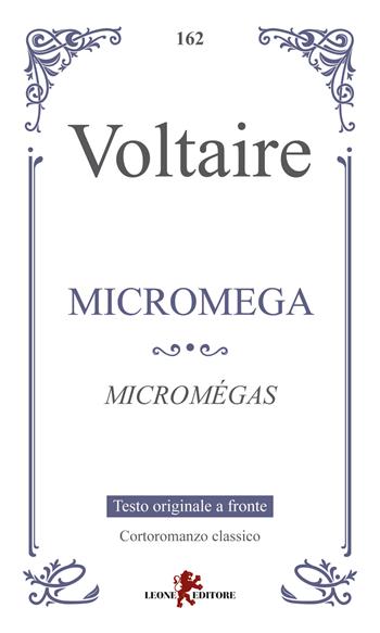 Micromega-Micromegas. Testo francese a fronte - Voltaire - Libro Leone 2025, Gemme | Libraccio.it