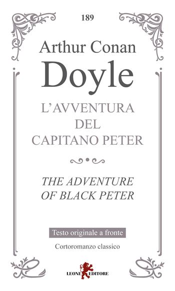 L'avventura del capitano Peter. Testo inglese a fronte. Ediz. bilingue - Arthur Conan Doyle - Libro Leone 2026, Gemme | Libraccio.it