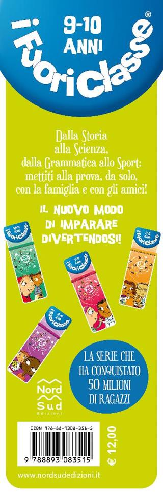 I fuoriclasse 9-10 anni. Nuova ediz.  - Libro Nord-Sud 2023 | Libraccio.it