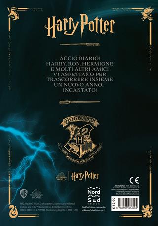 Diario di Harry Potter 2025-2026. Agenda scolastica giornaliera. Ediz. ufficiale  - Libro Nord-Sud 2025, J.K. Rowling's wizarding world | Libraccio.it