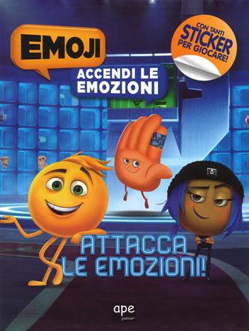 Attacca le emozioni! Accendi le emozioni. Emoji. Con adesivi. Ediz. a colori - Maggie Testa - Libro Ape Junior 2017 | Libraccio.it