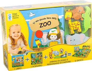 Il mio piccolo libro dello zoo. Little village. Ediz. a colori. Con gadget  - Libro Ape Junior 2019, Leggi, gioca e impara | Libraccio.it