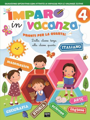 Imparo in vacanza. Pronti per la quarta  - Libro Ape Junior 2020 | Libraccio.it