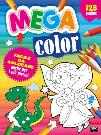 Mega color. Ediz. a colori  - Libro Ape Junior 2021, Libri da colorare | Libraccio.it