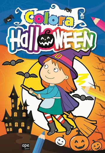 Colora Halloween  - Libro Ape Junior 2021, Libri da colorare | Libraccio.it