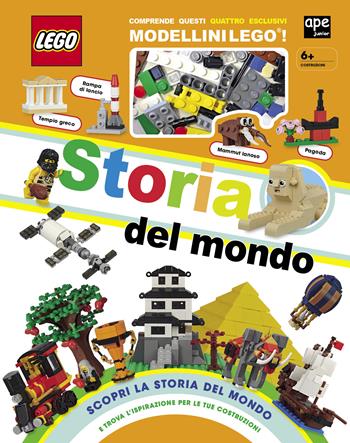 Storia del mondo. Lego. Ediz. illustrata. Con mattoncini Lego  - Libro Ape Junior 2021, Libri gioco | Libraccio.it