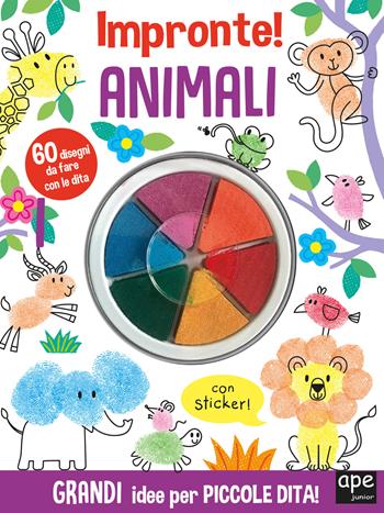 Animali. Impronte! Ediz. illustrata  - Libro Ape Junior 2022, Libri gioco | Libraccio.it