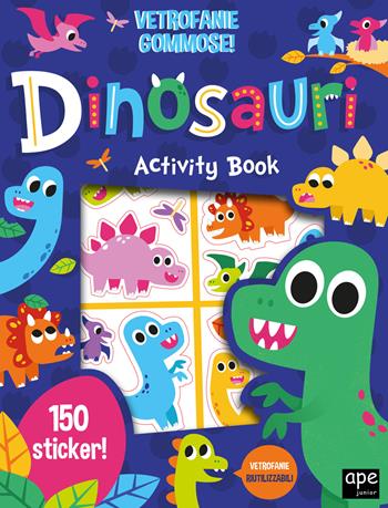 Vetrofanie gommose dinosauri. Ediz. a colori  - Libro Ape Junior 2022 | Libraccio.it