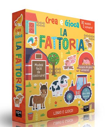 Crea e gioca la fattoria. Ediz. a colori. Con 30 cartoni sagomati. Con puzzle  - Libro Ape Junior 2023, Libri gioco | Libraccio.it