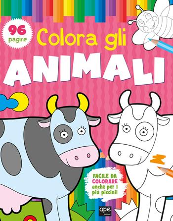 Colora gli animali. Ediz. a colori  - Libro Ape Junior 2023, Libri da colorare | Libraccio.it