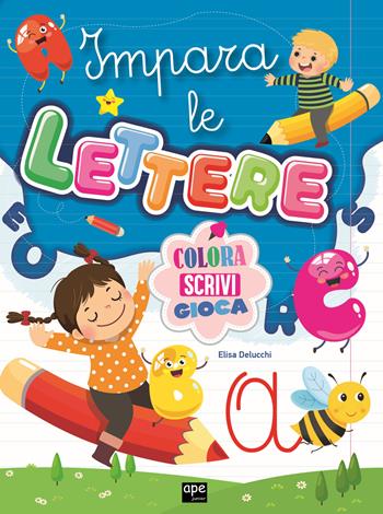 Impara le lettere. Ediz. a colori  - Libro Ape Junior 2024, Libri da colorare | Libraccio.it