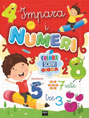 Impara i numeri. Ediz. a colori  - Libro Ape Junior 2024, Libri da colorare | Libraccio.it