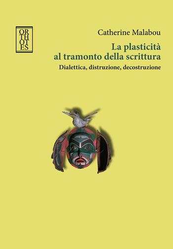 La plasticità al tramonto della scrittura. Dialettica, distruzione, decostruzione - Catherine Malabou - Libro Orthotes 2023, Ricercare | Libraccio.it
