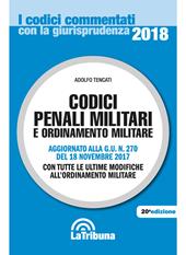 Codici penali militari e ordinamento militare