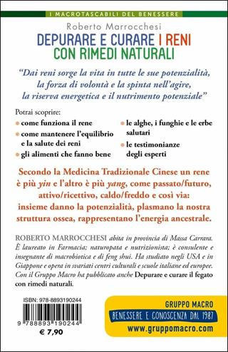 Depurare e curare i reni con rimedi naturali - Roberto Marrocchesi - Libro Gruppo Editoriale Macro 2020, I Macro tascabili del benessere | Libraccio.it