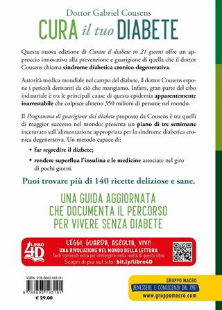 Cura il tuo diabete 4D. Il rivoluzionario programma di 21 giorni - Gabriel Cousens - Libro Macro Edizioni 2019, La biblioteca del benessere | Libraccio.it