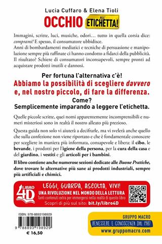 Occhio all'etichetta! Tutto ciò che devi sapere prima di fare la spesa. Con Contenuto digitale per download e accesso online - Lucia Cuffaro, Elena Tioli - Libro Macro Edizioni 2019, Il filo verde di Arianna | Libraccio.it
