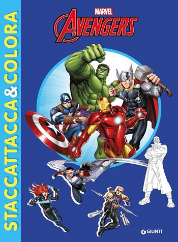 Avengers. Staccattacca e colora. Ediz. illustrata  - Libro Marvel Libri 2016, Staccattacca & colora | Libraccio.it