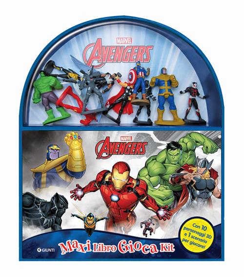 Avengers. Maxi libro gioca kit. Ediz. a colori. Con gadget - Libro Marvel  Libri 2018