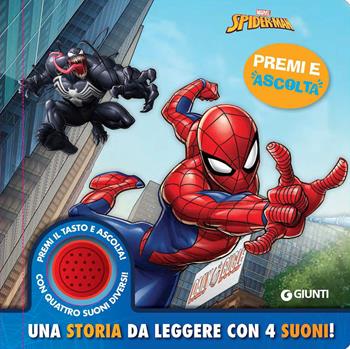 Spiderman. Una storia da leggere con 4 suoni. Premi e ascolta. Ediz. a colori  - Libro Marvel Libri 2021 | Libraccio.it