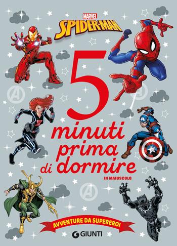 Avventure da supereroi Spider-man. 5 minuti prima di dormire. In maiuscolo. Ediz. a colori  - Libro Marvel Libri 2024, Storie da 5 minuti | Libraccio.it