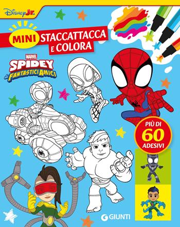Spidey mini staccattacca&colora - Walt Disney - Libro Marvel Libri 2025 | Libraccio.it