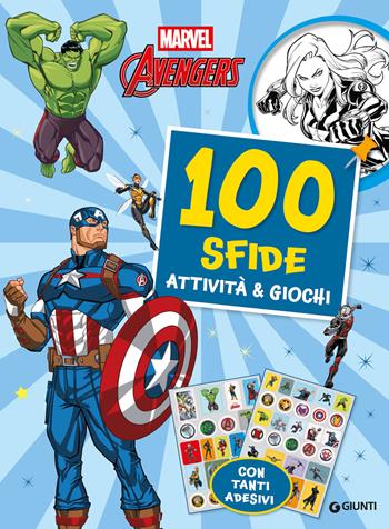 Avengers. 100 sfide. Attività e giochi. Con adesivi. Ediz. illustrata  - Libro Marvel Libri 2025 | Libraccio.it
