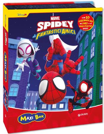 Spidey e i suoi fantastici amici. Maxi box. Ediz. a colori. Con 10 personaggi 3D. Con poster gioco  - Libro Marvel Libri 2025 | Libraccio.it