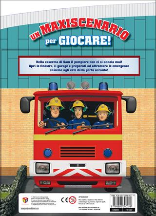 La caserma di Sam il pompiere. Con adesivi. Ediz. illustrata  - Libro Pon Pon Edizioni 2016 | Libraccio.it