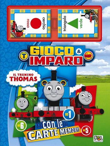 Gioco e imparo. Il trenino Thomas. Ediz. a colori. Con 40 Carte - Viviana Garofalo - Libro Pon Pon Edizioni 2017 | Libraccio.it