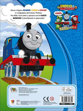 Gioco e imparo. Il trenino Thomas. Ediz. a colori. Con 40 Carte - Viviana Garofalo - Libro Pon Pon Edizioni 2017 | Libraccio.it