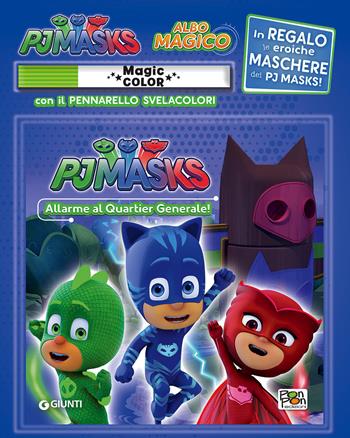 Allarme al quartier generale! Pj Masks. Albo magico. Con gadget  - Libro Pon Pon Edizioni 2018 | Libraccio.it