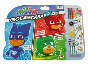Gioca & crea 5 in 1. Pj Masks. Ediz. a colori. Con gadget  - Libro Pon Pon Edizioni 2018 | Libraccio.it