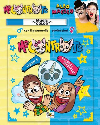 Una sfida spaziale. Albo magico. Con pennarello svelacolori - Me contro Te - Libro Pon Pon Edizioni 2018 | Libraccio.it