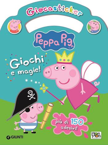 Giochi e magie! Giocasticker. Peppa Pig. Con adesivi - Cristina Panzeri - Libro Pon Pon Edizioni 2019 | Libraccio.it