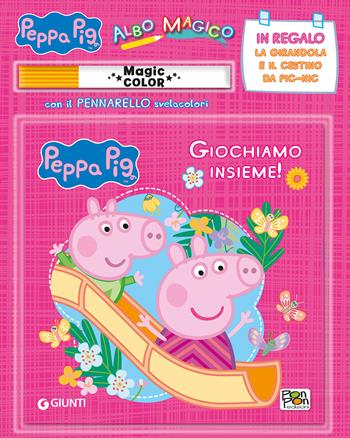 Giochiamo insieme! Albo magico. Peppa Pig. Con gadget - Cristina Panzeri - Libro Pon Pon Edizioni 2019 | Libraccio.it