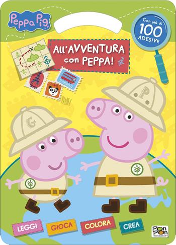 All'avventura di Peppa. Activity book. Peppa Pig. Con adesivi. Ediz. a colori  - Libro Pon Pon Edizioni 2022 | Libraccio.it