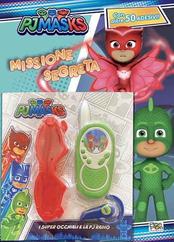 Missione segreta. Pj Masks. Activity book. Ediz. a colori. Con super occhiali, pj radio  - Libro Pon Pon Edizioni 2022 | Libraccio.it