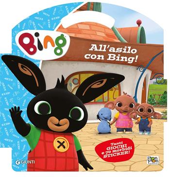 All'asilo con Bing. Puffy sticker. Ediz. a colori  - Libro Pon Pon Edizioni 2022 | Libraccio.it