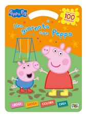 Una giornata con Peppa Pig. Con adesivi. Ediz. a colori