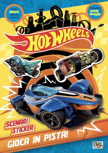 Gioca in pista! Hot Wheels. Scenari sticker. Ediz. a colori  - Libro Pon Pon Edizioni 2023 | Libraccio.it