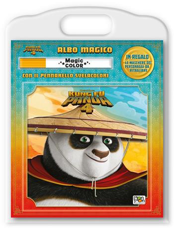 Kung Fu Panda 4. Albo magico. Ediz. a colori. Con pennarello svelacolori - Lisa Capiotto - Libro Pon Pon Edizioni 2024 | Libraccio.it
