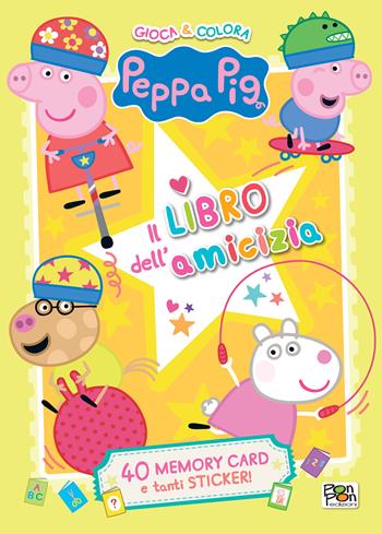 Il libro dell'amicizia. Peppa Pig. Gioca & colora. Con adesivi. Ediz. a colori  - Libro Pon Pon Edizioni 2024 | Libraccio.it