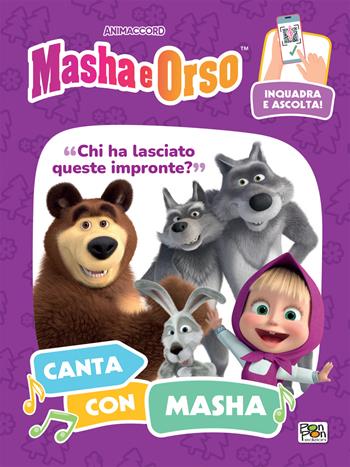 Chi ha lasciato queste impronte? Canta con Masha. Masha e Orso. Ediz. a colori. Con QR code per ascoltare la canzone  - Libro Pon Pon Edizioni 2024 | Libraccio.it