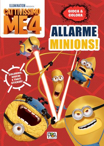 Allarme Minions! Cattivissimo me 4. Gioca & colora. Ediz. a colori - Lisa Capiotto - Libro Pon Pon Edizioni 2024 | Libraccio.it