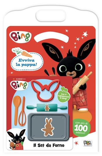 Evviva la pappa! Bing. Ediz. a colori. Con set da forno - Cristina Panzeri - Libro Pon Pon Edizioni 2025 | Libraccio.it