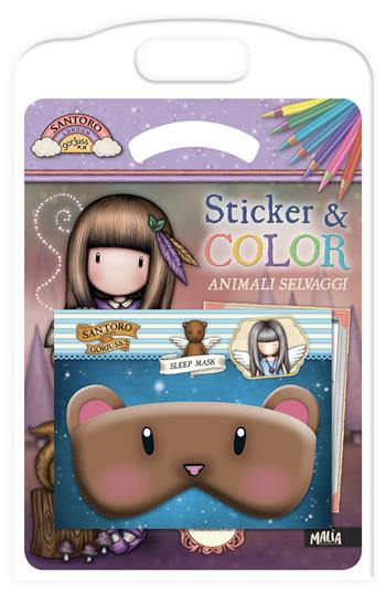 Animali selvaggi. Gorjuss. Ediz. a colori. Con sleep mask orso - Lisa Capiotto - Libro Pon Pon Edizioni 2025 | Libraccio.it